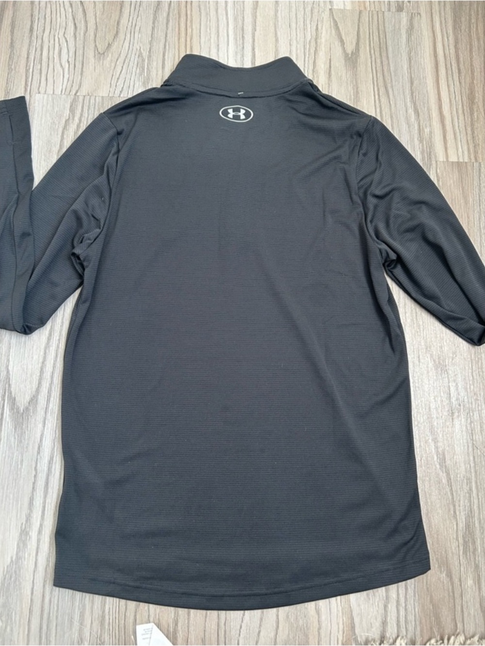 🌸 Under Armour Black Men's 1/4 Zip Performance Jacket - Picture 8 of 11